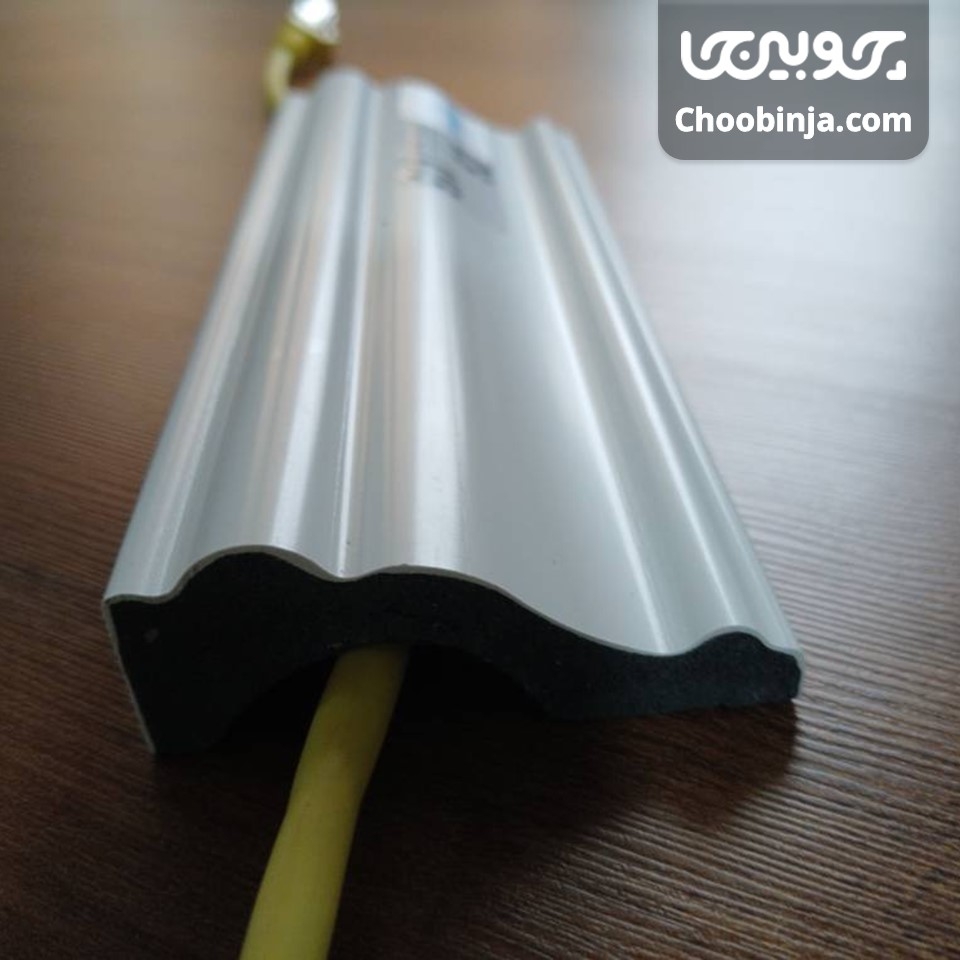  قرنیز PVC 8 سانت سفید 