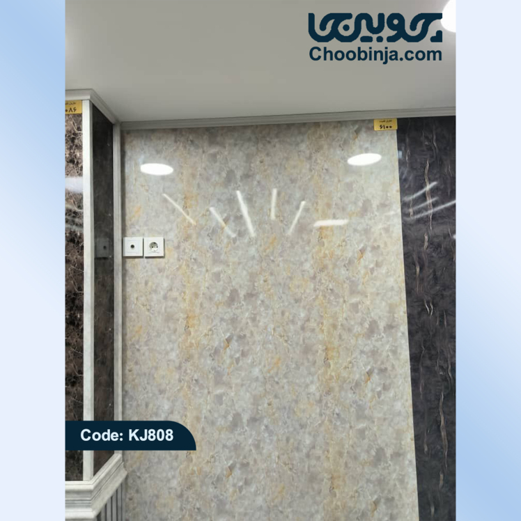 نصب ماربل شیت پشت تلویزیون