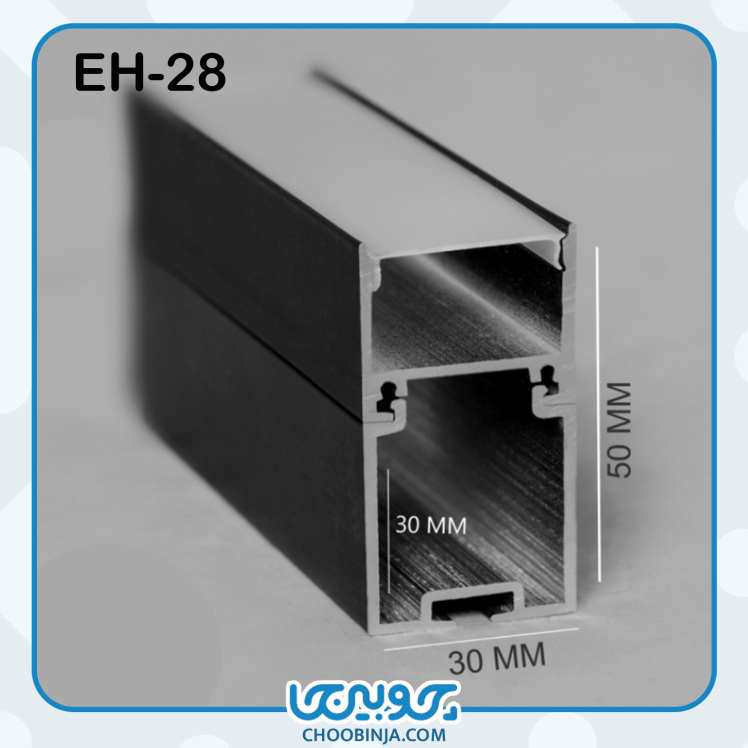 نور خطی آلومینیومی 3 سانت روکار