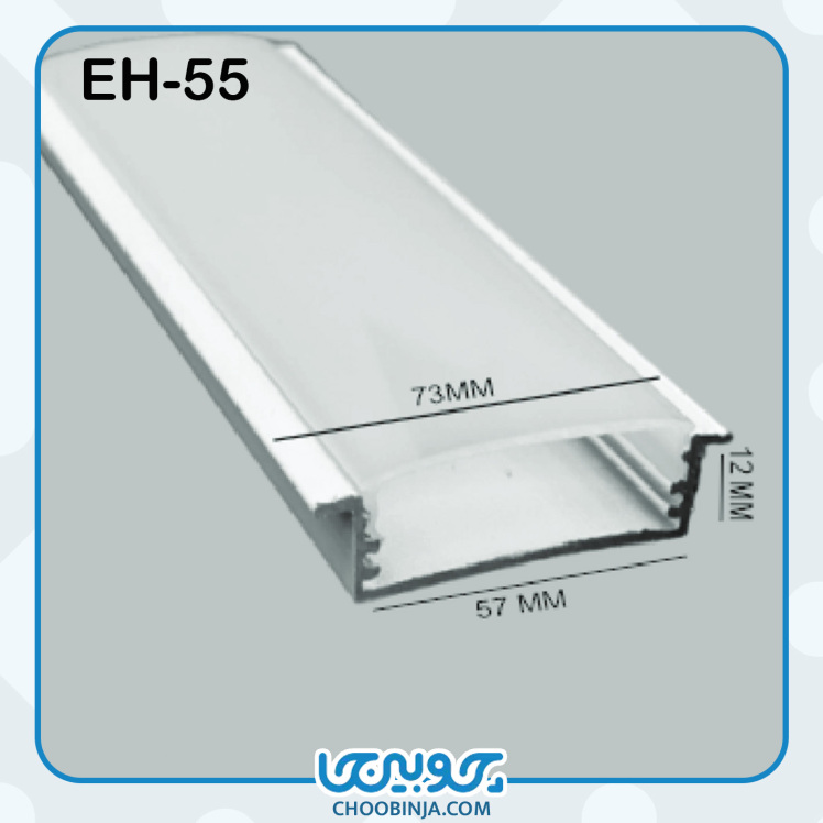 نور خطی آلومینیومی 7.3 سانت توکار