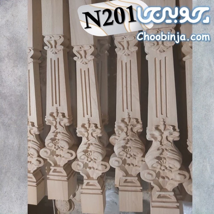 نرده چوب راش